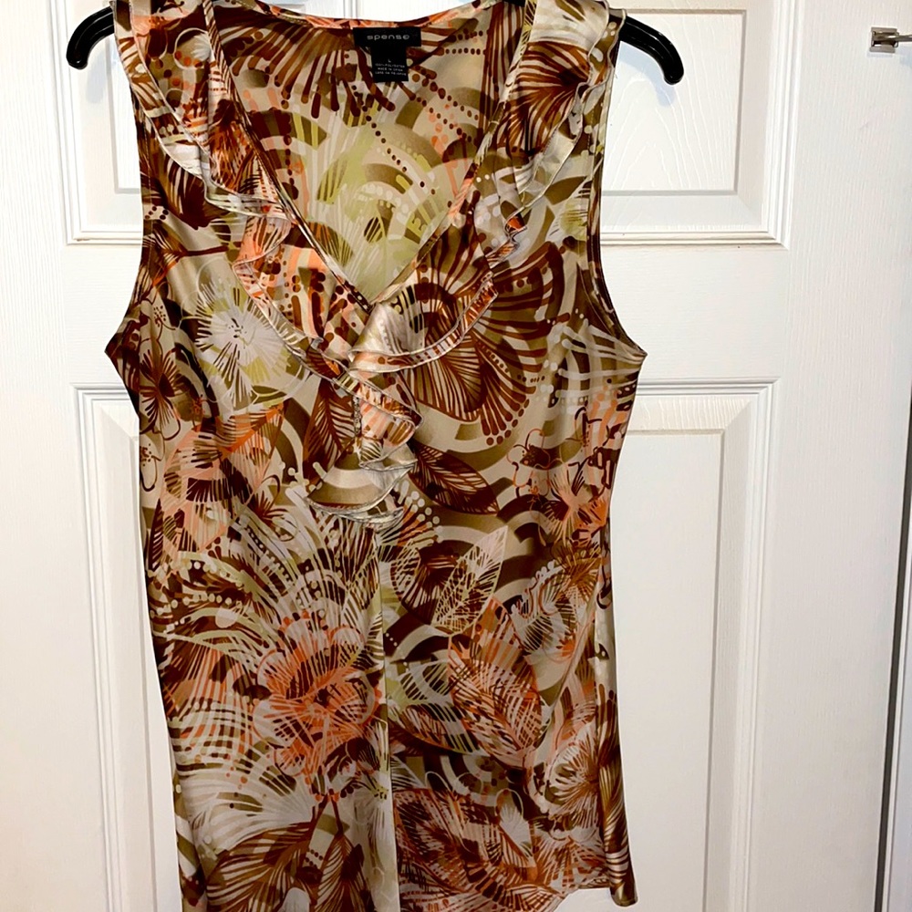 Large Spense tank multi tan and brown color